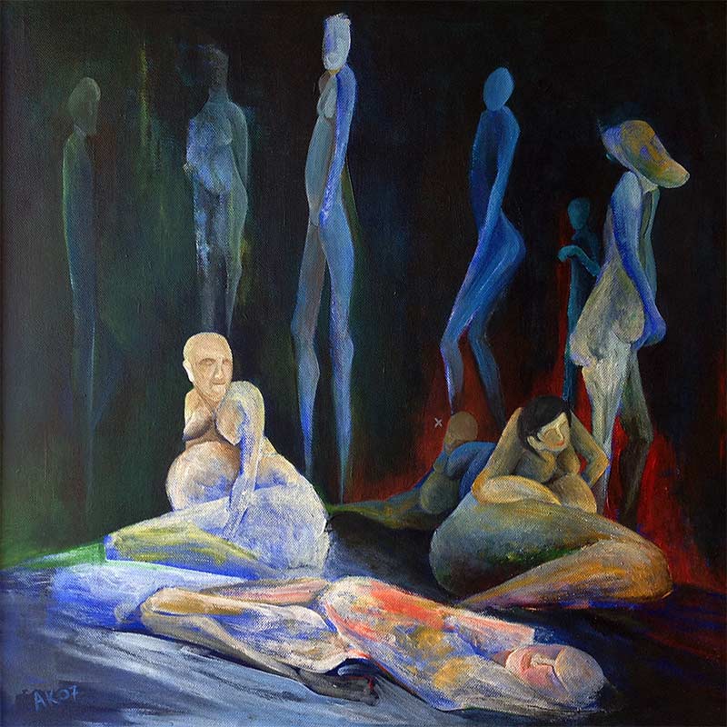 the rest of voluminous and curious, 2007 (acrylic-canvas)